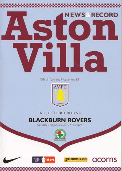 Aston Villa FC v Blackburn Rovers FC